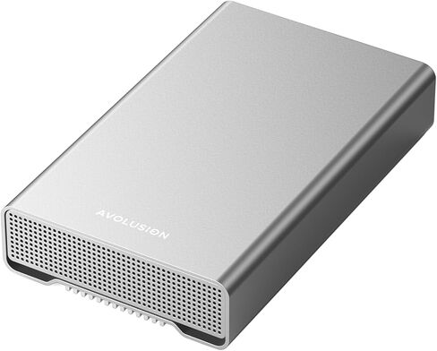 Avolusion PRO-G2 22TB USB 3.2 Gen 2 (10Gbps) USB-C External Hard Drive for Windows/MacOS (Silver) (Renewed) in Saudi Arabia