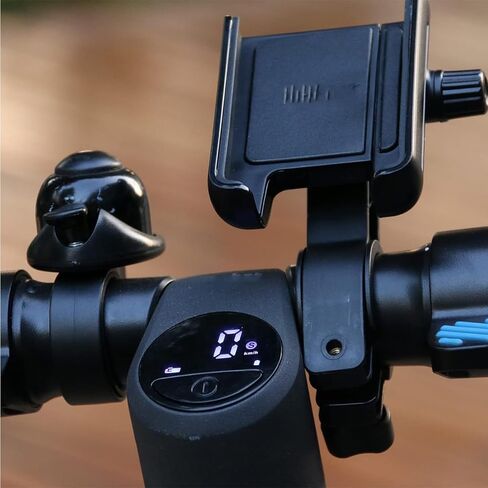 حامل هاتف أصلي لدراجة Segway Ninebot MAX G30 F20 F30 F40Electric Scooter، حامل هاتف ملاحة بمقود دراجة eMoped قابل للتعديل أصلي، يحمل أي هاتف محمول 4-6.5 بوصة in Kuwait