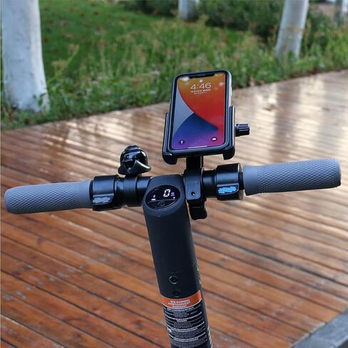 حامل هاتف أصلي لدراجة Segway Ninebot MAX G30 F20 F30 F40Electric Scooter، حامل هاتف ملاحة بمقود دراجة eMoped قابل للتعديل أصلي، يحمل أي هاتف محمول 4-6.5 بوصة in Kuwait