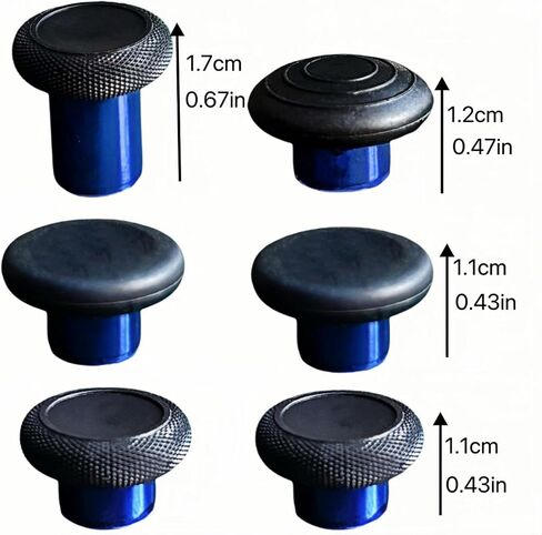 DigiKree 14 in 1 Metal Thumbsticks Accessories Kit for Xbox One Elite Series 2 Controller,Gaming Replacement Parts with Metal Mod 6 Swap Joystick, 4 Paddles, 2 D-Pads, 1 Tool,1 Bag (Gold) in Kuwait