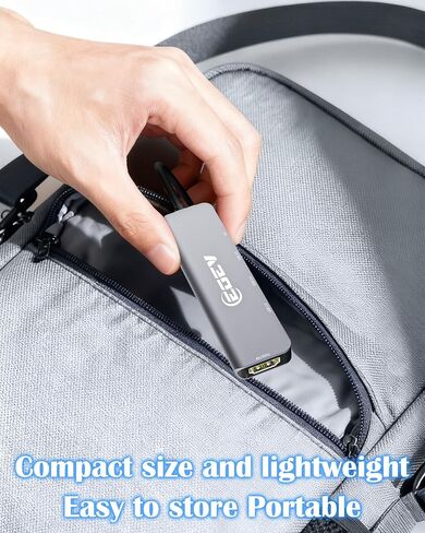 محول USB C Hub متعدد المنافذ 5 في 1 USB A 3.0 منافذ بيانات 5 جيجابت في الثانية، 2X USB A 2.0 مع شحن PD 100 واط، محول من النوع C إلى HDMI منافذ بيانات 4K@30 هرتز للكمبيوتر الشخصي وسطح المكتب وMac Book Air pro Dell والمزيد (فضي) in Kuwait