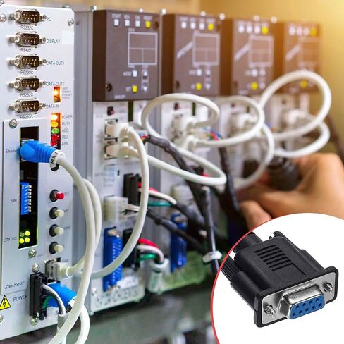 MECCANIXITY DB9 RS232 Serial Cable, 24AWG DB9 Female to Bare Wire Open End with 3 Wiring Terminals, DB9 232-XH2.54 Extension Cable for Data Communication, 3.3 ft in Saudi Arabia