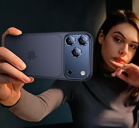 Compatible for iPhone 17 Pro Max Camera Lens Protector, [Military Grade Shatterproof] [Strong Adhesion] Metal Tempered Glass Cover Camera Screen Protector Accessories (Deep Blue) in Saudi Arabia