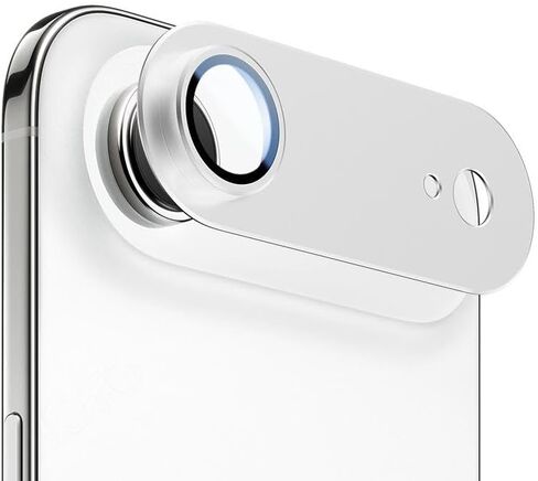 واقي عدسة الكاميرا المجوف من سبائك التيتانيوم لهاتف iPhone 17 Pro (فضي) in Saudi Arabia