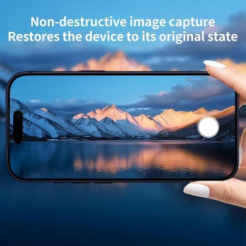 واقي عدسة الكاميرا المجوف من سبائك التيتانيوم لهاتف iPhone 17 Pro (فضي) in Saudi Arabia