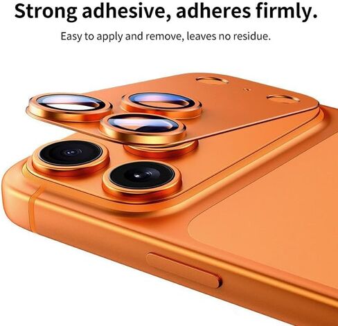 واقي عدسة الكاميرا المجوف من سبائك التيتانيوم لهاتف iPhone 17 Pro (فضي) in Saudi Arabia