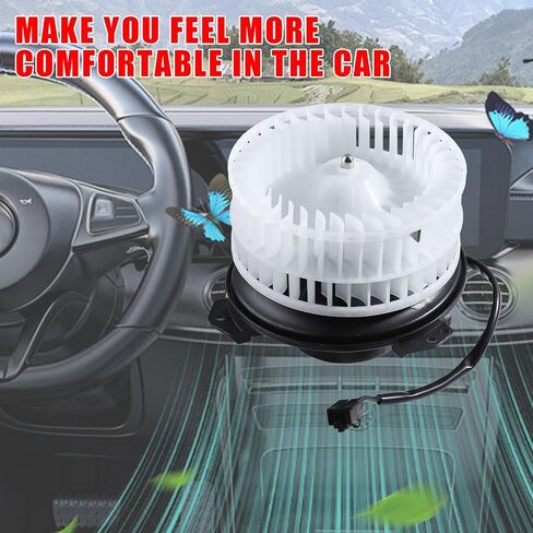 AC Heater Blower Motor HVAC مع قفص المروحة متوافق مع 2009-2014 لفورد F150 ، LOBO ، 2009-2017 لـ Ford Expedition ، 2009-2017 لـ Lincoln Navigator يحل محل PM9364 ، 700237 ، AL1Z19805A ، 75873 in Saudi Arabia