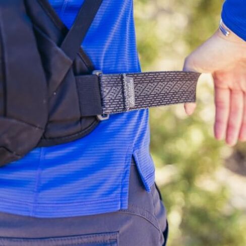 Gregory Kiro 24L Day Hiking Backpack, Cloud Control Hipbelt, Built-In Hydration Attachment and Sleeve (Reservoir Not Included), One Size Fits All, Alpine Black in Saudi Arabia