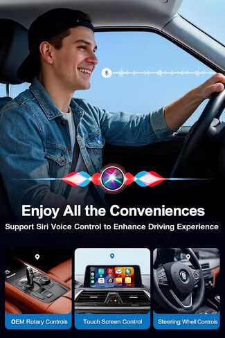AI Box – Wireless CarPlay & Android Auto Adapter | Dual-Band WiFi | 4K HDMI Output | Android 12.0 System | Bluetooth 5.0 | 4GB+32GB | Plug & Play for OEM CarPlay Vehicles in Saudi Arabia