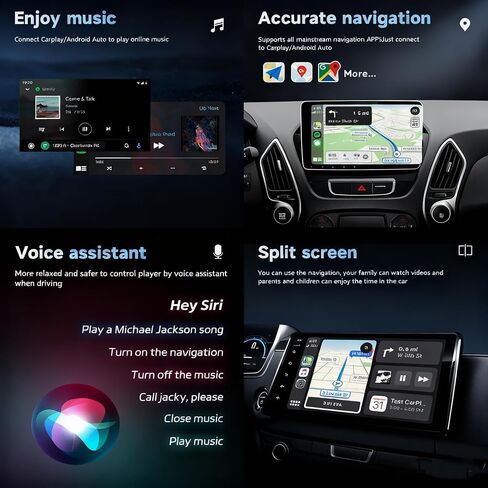 Wireless Carplay Adapter for iPhone, One Click Multi Devices/Users Switching Seamless Connection, 2025 Upgraded Car Bluetooth Adapter Built-in Wired Car Play/Android Auto to Wireless in Saudi Arabia