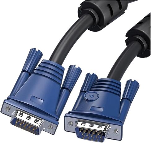 1080P V/GA Cable 2m 1.5m Male to Male Adapter Video Extension Cable for PC TV Box to M>oni>tor Projector HD TV(1.5m) in Saudi Arabia
