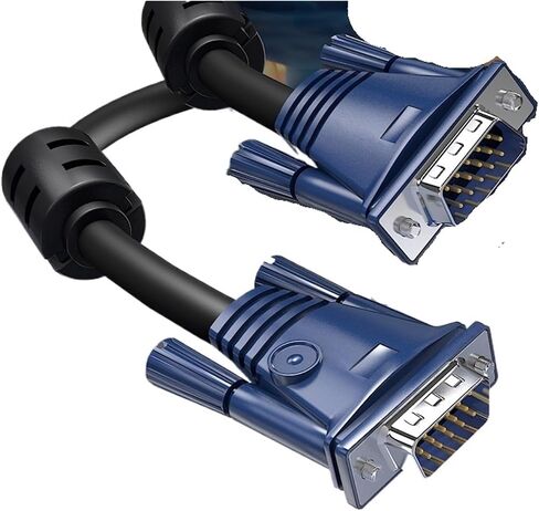 1080P V/GA Cable 2m 1.5m Male to Male Adapter Video Extension Cable for PC TV Box to M>oni>tor Projector HD TV(1.5m) in Saudi Arabia
