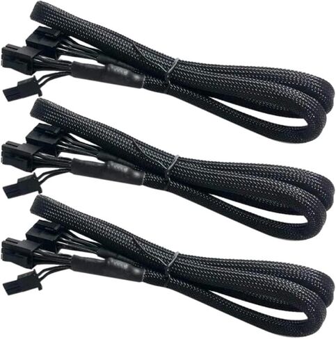 3X 8 دبوس إلى 8 دبوس (6 + 2) PCIE V/GA ​​كابل العرض فليكس ل E/VGA 650 750 850 1000 1600 2000 G2 G3 P2 T2 GS in Saudi Arabia