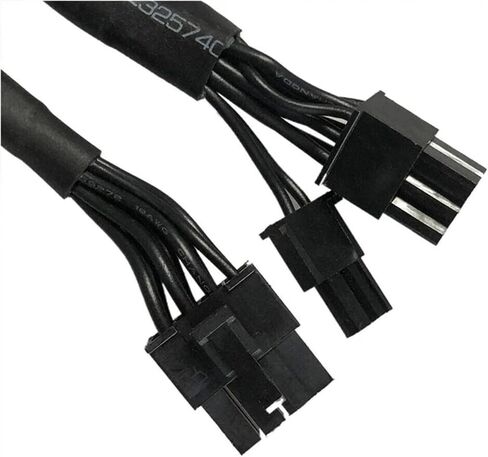 6X 8 دبوس إلى 8 دبوس (6 + 2) PCIE V/GA ​​كابل العرض فليكس ل E/VGA 650 750 850 1000 1600 2000 G2 G3 P2 T2 GS in Saudi Arabia