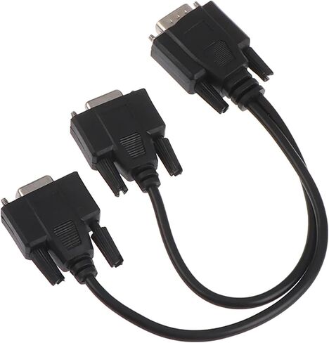 15Pin V/GA ​​ذكر إلى 2 V/GA ​​Svga أنثى محول الفاصل فيديو M>oni>tor كابل in Saudi Arabia