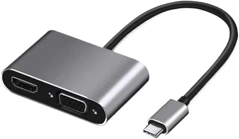 F036 TY>pe C to V/GA Adapter Cable 1080P Expansion Converter Same Screen Adapter Cable(Rose) in Saudi Arabia