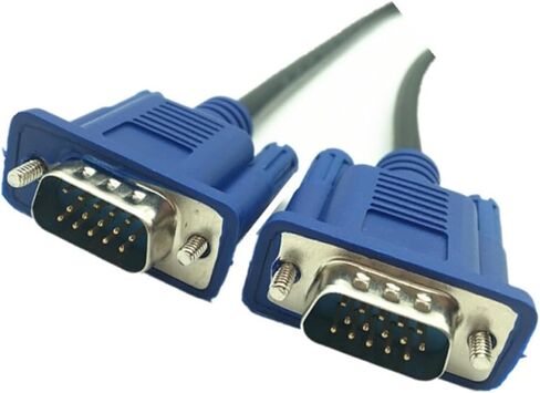 V/GA Cable Male to MaleBraided Shielding High Premium HDTV V/GA Computer Tv Display Signal Short Cable 0.3m/0.5m 30cm 50cm(50cm) in Saudi Arabia