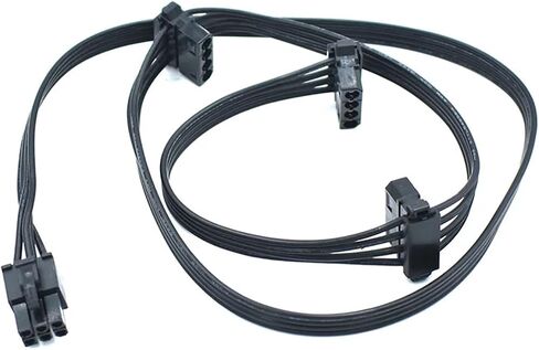 6 Pin to 3X SATA/IDE 4Pin SSD HDD Modular Cable for E/VGA G2 G3 B3 P2 T2 G1+ 650W 750W 850W(IDE) in Saudi Arabia