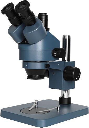 Microscope Simul-Focal Trinocular Stereo Microscope 56Led Light Auxiliary Objective Lens Soldering Industry Microscope Easy to Use (Set 1) in Saudi Arabia