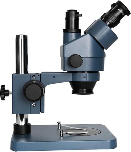 Microscope Simul-Focal Trinocular Stereo Microscope 56Led Light Auxiliary Objective Lens Soldering Industry Microscope Easy to Use (Set 1) in Saudi Arabia