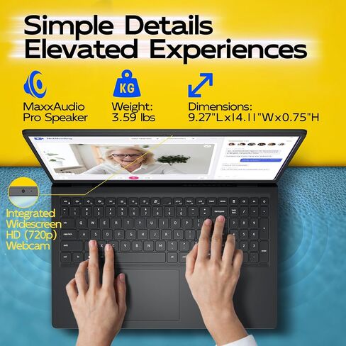 كمبيوتر محمول Dell Inspiron 15 3530 بشاشة تعمل باللمس للأعمال 2025 محدث، معالج Intel i5-1334U (10 النواة)، شاشة 15.6 FHD مضادة للتوهج، Windows 11 Pro، Windows Copilot (ذاكرة الوصول العشوائي 32 جيجابايت، 1 تيرابايت SSD) in Saudi Arabia
