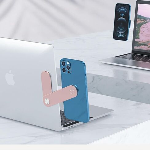 Universal Laptop and Monitor Phone Holder Slim Portable Foldable Smartphone Stand Multi Functional Expansion Bracket(Gold) in Saudi Arabia