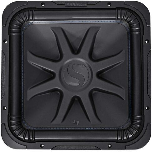 KICKER (2) L7S152 مكبرات صوت مربعة للسيارة مقاس 15 بوصة 4000 وات L7S + حاوية صندوق فرعية مبطنة in Kuwait