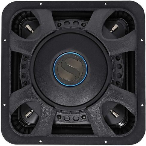 KICKER (2) L7S152 مكبرات صوت مربعة للسيارة مقاس 15 بوصة 4000 وات L7S + حاوية صندوق فرعية مبطنة in Kuwait