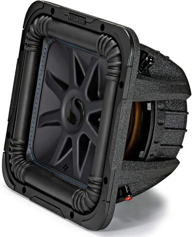 Harmony Audio Kicker (2) L7S10 Car Audio Solo-Baric 10" Subwoofer Square L7 Sub 44L7S102 Bundle with Harmony HA-A1500.1 Amplifier & Amp Kit in Saudi Arabia
