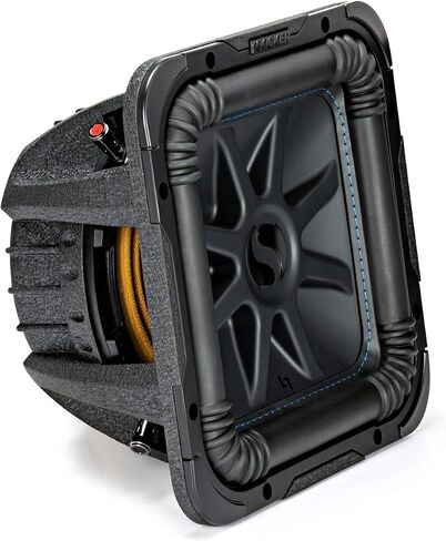 Harmony Audio Kicker (2) L7S10 Car Audio Solo-Baric 10" Subwoofer Square L7 Sub 44L7S102 Bundle with Harmony HA-A1500.1 Amplifier & Amp Kit in Saudi Arabia