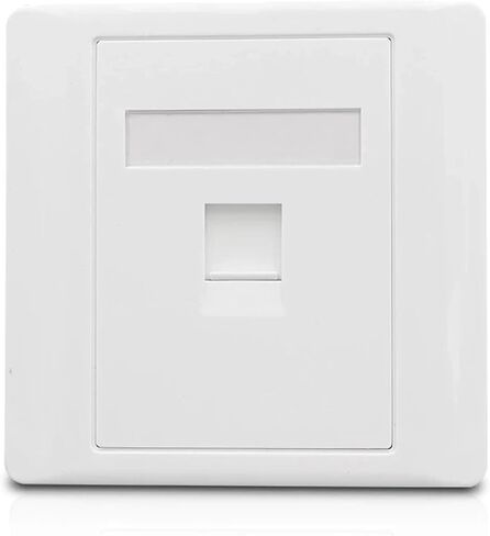 قطعة واحدة من لوحة مقبس الحائط لصندوق فارغ لإدراج منفذ واحد للإنترنت CAT6 RJ45 LAN in Saudi Arabia