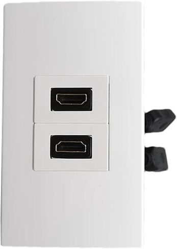 2 مقبس لوحة حائط HDMI 2.0 أمريكي مع كابل تمديد 20 سم in Saudi Arabia