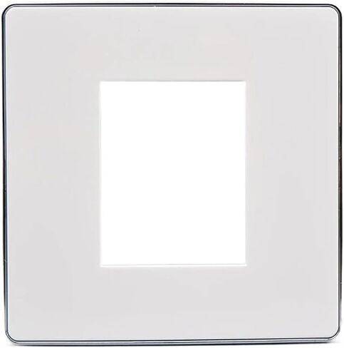 One White Panel with Smooth Sides, Blank Wall Panel Frame(3 Ports) in Saudi Arabia