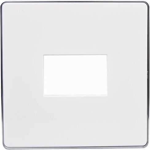 One White Panel with Smooth Sides, Blank Wall Panel Frame(3 Ports) in Saudi Arabia
