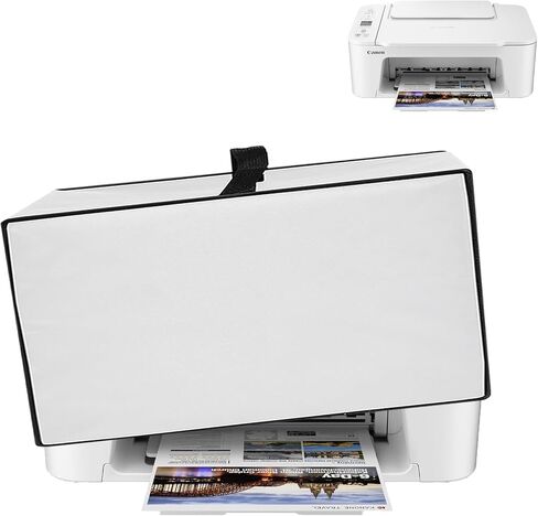Printer Dust Cover Anti-Static Heavy Duty Waterproof Nylon fabric Printer Protective Cover Case Compatible with Canon PIXMA TS3720 Wireless All-in-One Printer (Grey) in Saudi Arabia