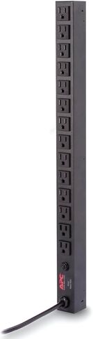 APC 1500VA UPS Battery Backup Surge Protector, Rack Mount PDU with 14 Outlets, 0U Vertical Mount for Home or Business in Saudi Arabia