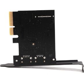 بطاقة توسيع SUNGOOYUE USB 3.2 PCIe، أسود، منافذ TypeC وTypeA، نقل بيانات بسرعة 10 جيجابت في الثانية، دعم HotPlug، واجهة الطاقة، للأنظمة in Kuwait
