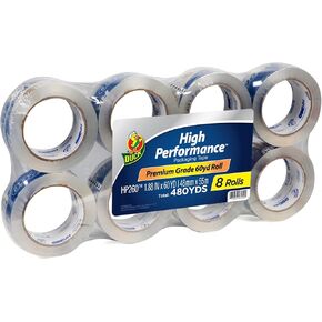 Duck® HP260™ Packaging Tape, 1 7/8" x 60 Yd., Clear, Pack Of 8 in Saudi Arabia