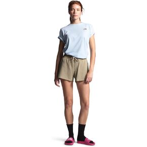 The North Face Aphrodite Motion 4in Womens Shorts Gravel Sz M in Kuwait