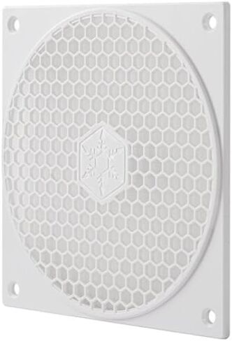 120 mm Fan Grille & Dust Filter with 4 Screws White in Saudi Arabia