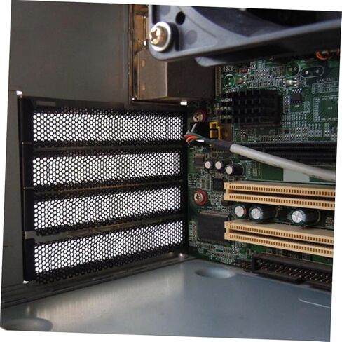 TEHAUX 10 قطعة لوحة غطاء فتحة Pci لتعزيز التحكم في الغبار وتبديد الحرارة حافظات الكمبيوتر المناسبة لمحبي الكمبيوتر وملحقاته in Kuwait