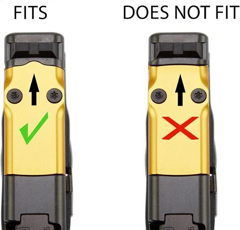 لوحة غطاء بصرية عالية الأداء NDZ لـ Glock 43X و48 - تناسب شرائح MOS فقط، ألومنيوم 6061 مصنوع بآلة CNC، قطع Aspis، مؤكسد، صنع في الولايات المتحدة الأمريكية، اختر اللون in Saudi Arabia