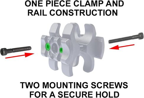 FTI Shotgun Barrel Clamp Light Mount، QD Swivel Dock، وسادات واقية. in Saudi Arabia