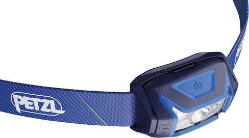 مصباح أمامي PETZL Tikka - ضوء مدمج 350 لومن مع إضاءة حمراء، للمشي لمسافات طويلة والتسلق والجري والتخييم - أزرق in Saudi Arabia