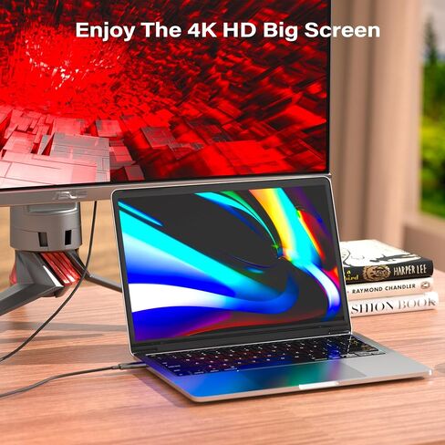 4K HDMI Cable 500 FT, High Speed Fiber Optic HDMI Cable, Unidirectional 18Gbps, Ultra HD, Supports 4K@60Hz, 4:4:4 RGB, HDCP 2.2, 3D ARC, HDR10, Dolby Vision, Zinc Alloy Shell, Slim Cable, OD : 4.8mm in Saudi Arabia