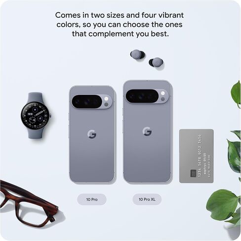 Google Pixel 10 Pro XL - Unlocked Android Smartphone - Gemini AI Assistant, Triple Rear Camera System, and 6.8" Super Actua Display - Moonstone - 256 GB (2025 Model) (Renewed) in Saudi Arabia