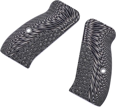 Guuun CZ 75 مقابض مضغوطة G10 مادة OPS نسيج مناسب CZ P-01، Canik 55، P100، C100، T100، PCR، CZ 75 D، CZ 75 85 Compact in Kuwait