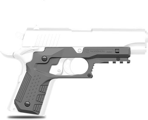 Recover Tactical CC3C Compact 1911 Grip and Rail System for The Compact Officer's Size 1911, No Modifications Required, Installs in Under 3 Minutes in Saudi Arabia