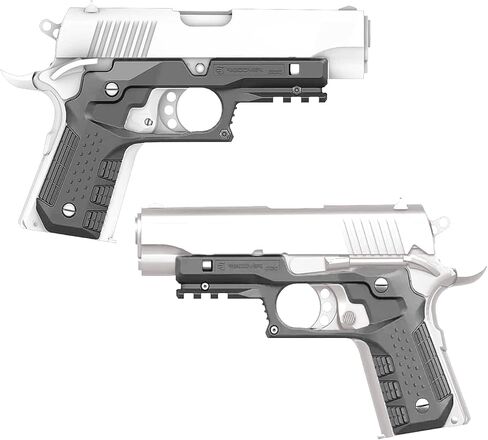 Recover Tactical CC3C Compact 1911 Grip and Rail System for The Compact Officer's Size 1911, No Modifications Required, Installs in Under 3 Minutes in Saudi Arabia