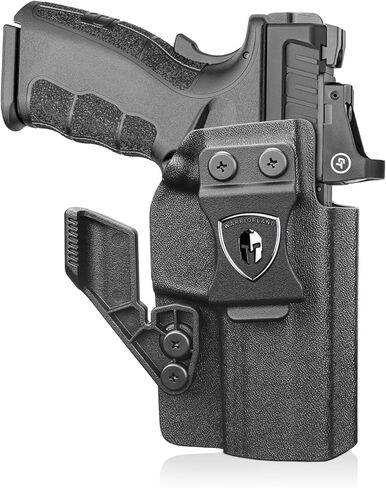 WARRIORLAND IWB Kydex Holster, Compatible with Springfield XD MOD.3 & MOD.2 9mm / XD 4" .45 – Concealed Carry Holster with Optic Cut & Claw, Adj. Cant & Retention, Inside Waistband Carry, Right Hand in Saudi Arabia
